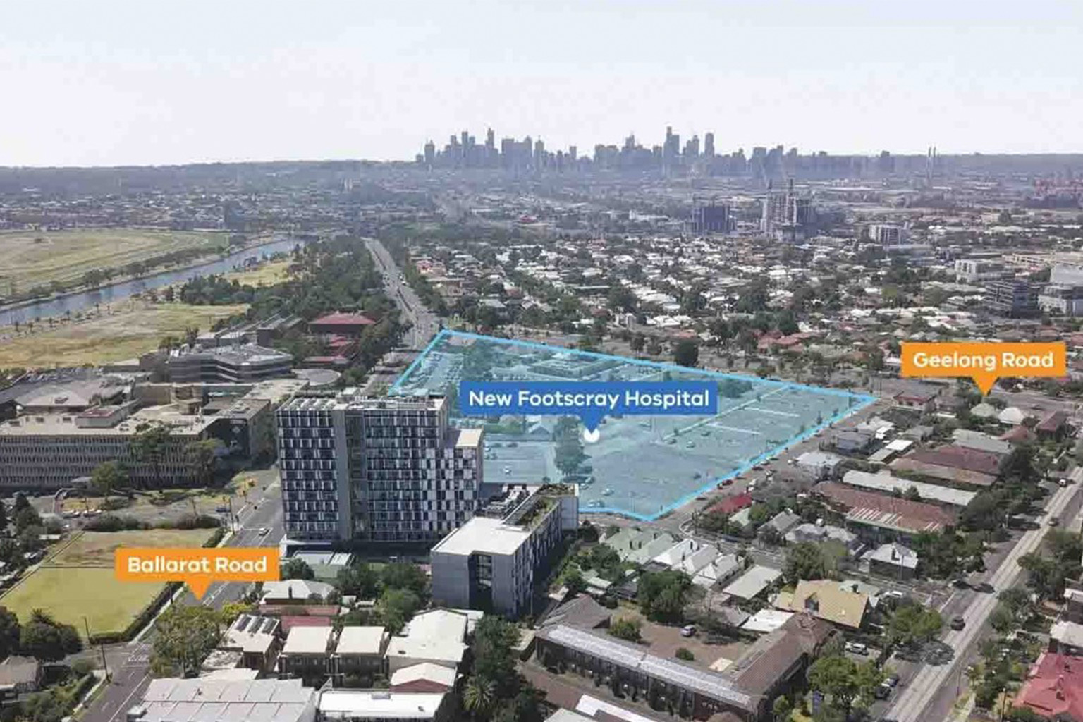 Footscray Hospital Site Plan